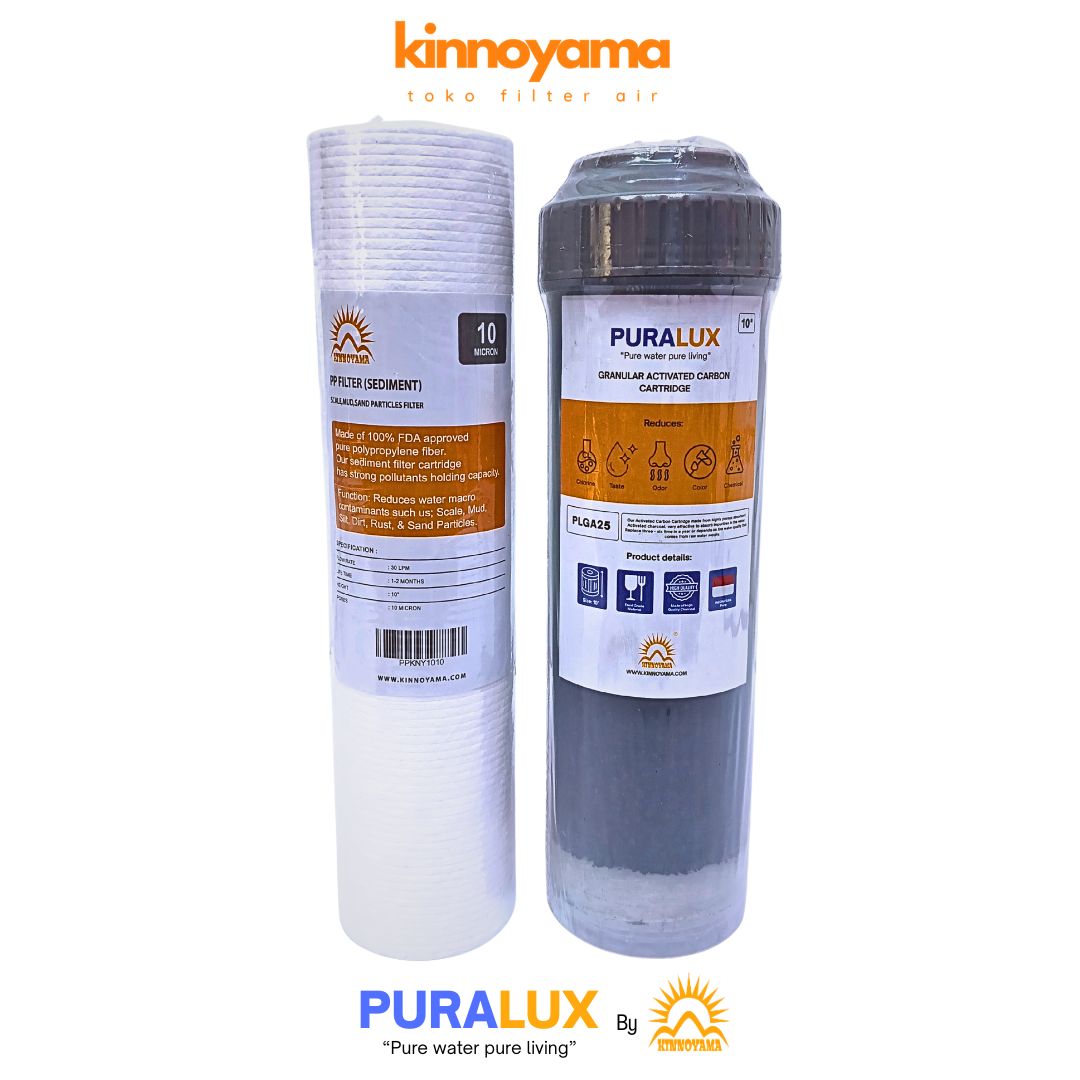 Paket Sparepart Cartridge Filter Air 10" Untuk Air...