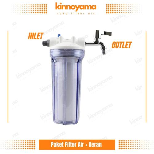 Paket Housing Filter Air Kran Bak Mandi 1 Tahap Se...