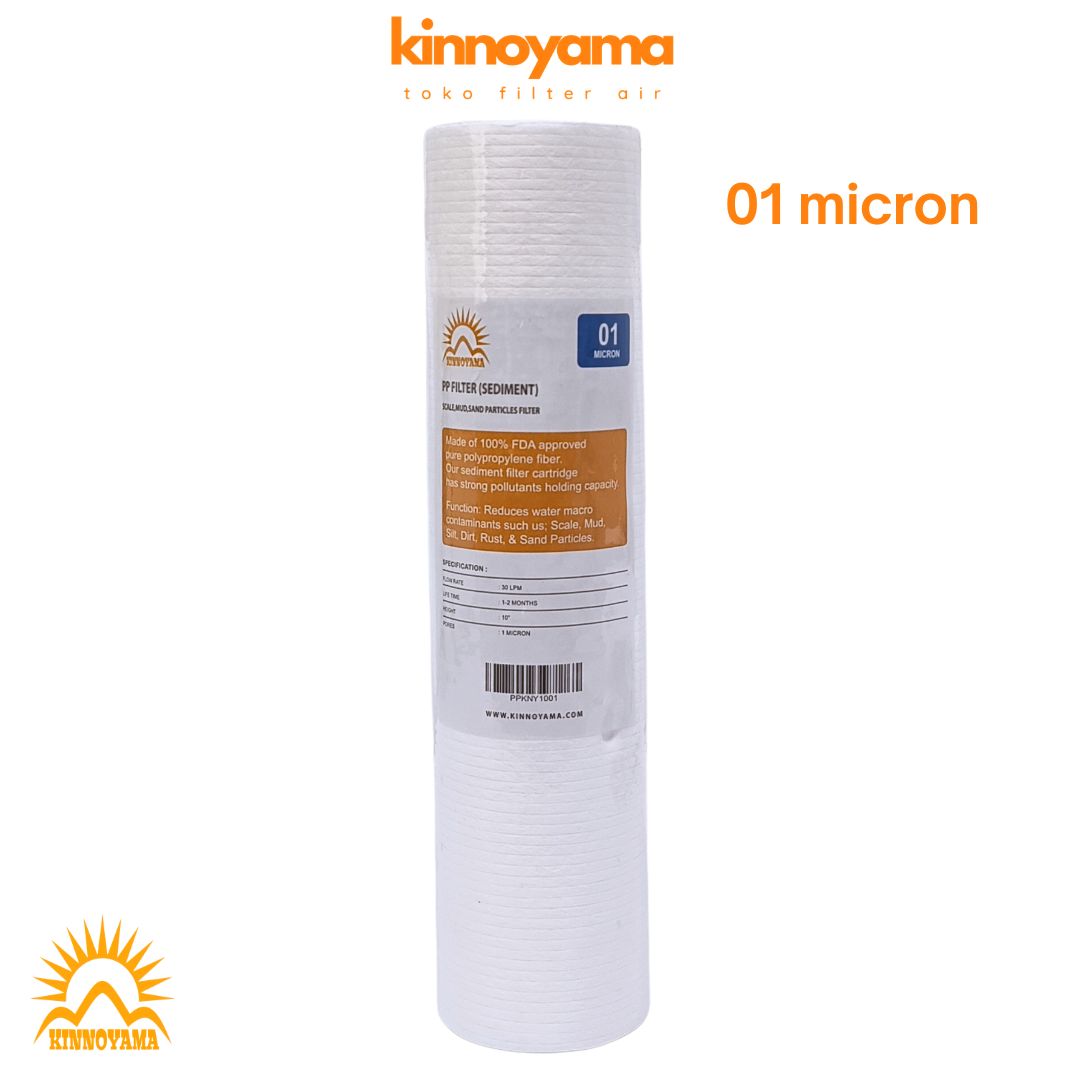 Cartridge Filter Air Sediment 10 Inci / Water Filter Cartridge Sediment  10" / Refill Housing Filter Air 10" - KINNOYAMA - foto 3