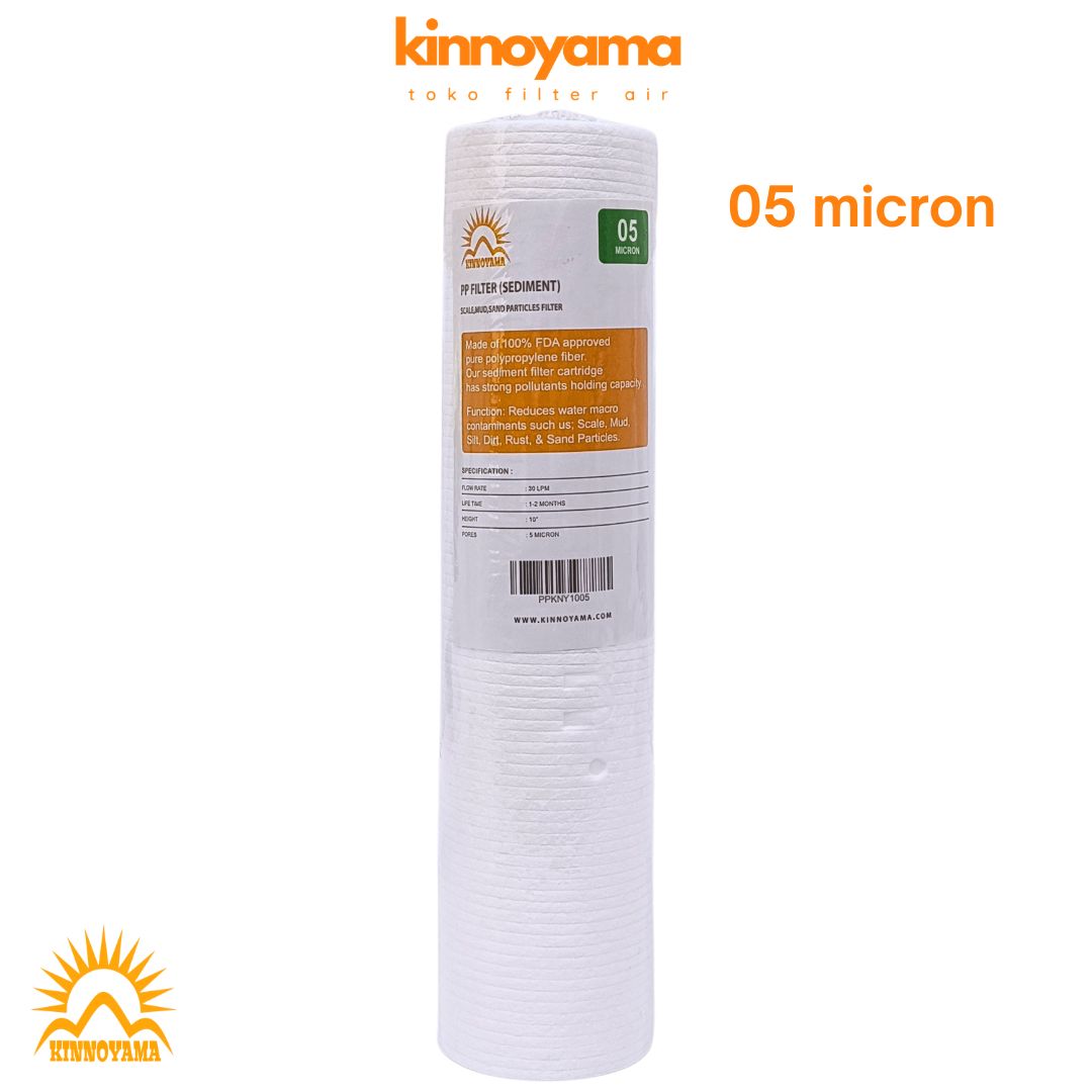 Cartridge Filter Air Sediment 10 Inci / Water Filter Cartridge Sediment  10" / Refill Housing Filter Air 10" - KINNOYAMA - foto 5