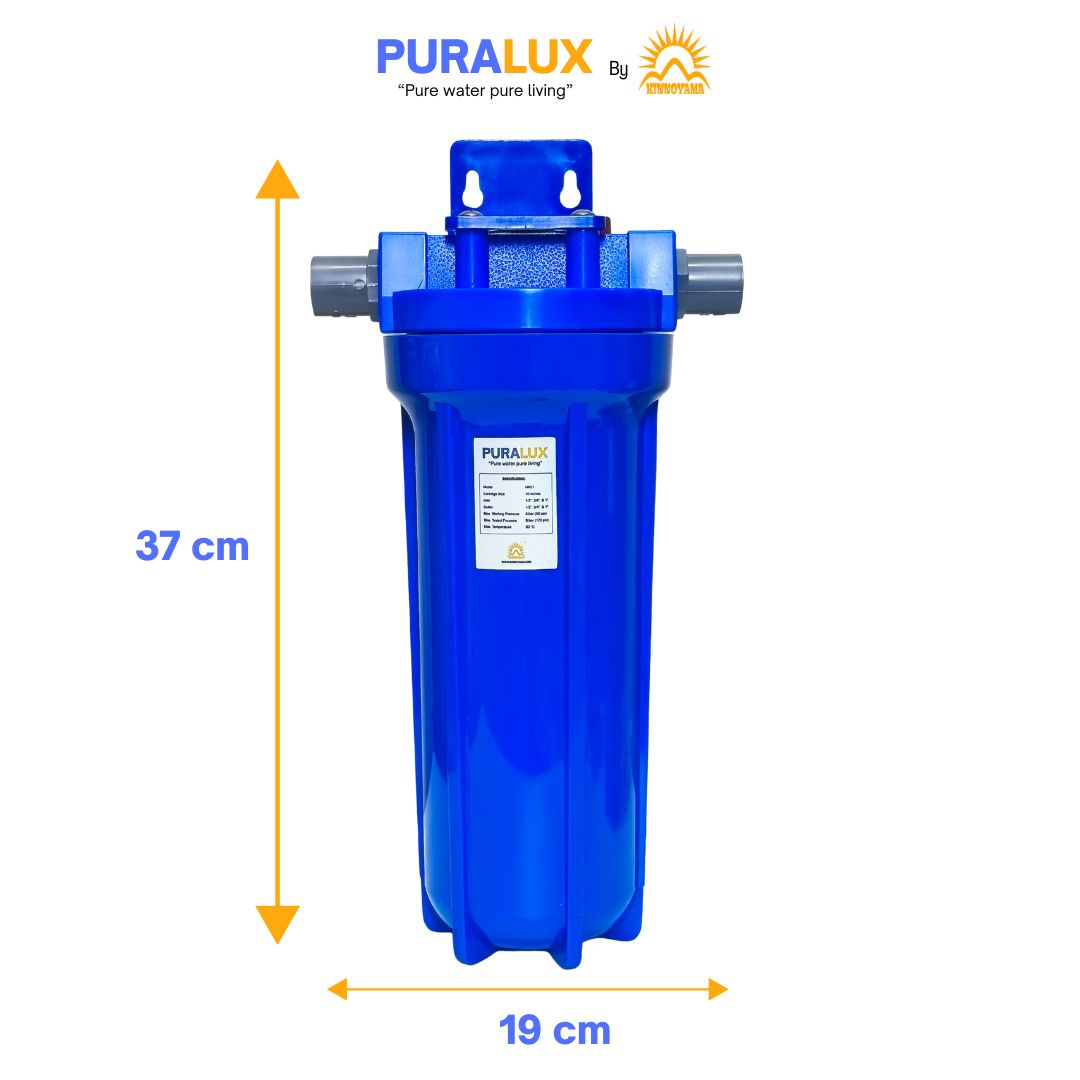 Paket Filter Air 10" 1 Tahap PURALUX Untuk AIr Berkapur /Hard Water Premium Resin Kation by KINNOYAMA - foto 4
