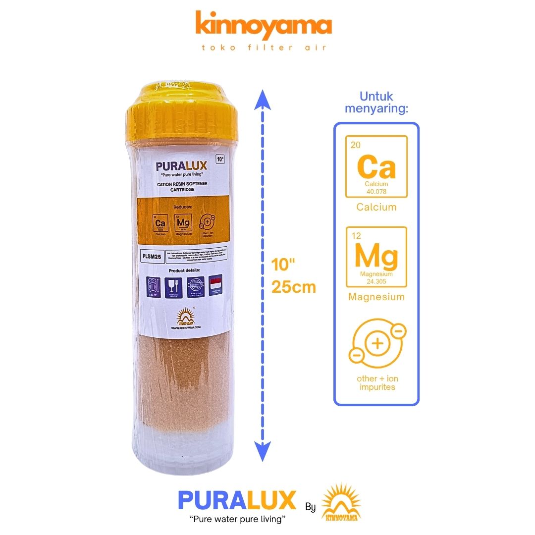Cartridge Filter Air 10" Resin Cation Platinum Kinnoyama / Sparepart Filter Air 10" Resin Kation - foto 3