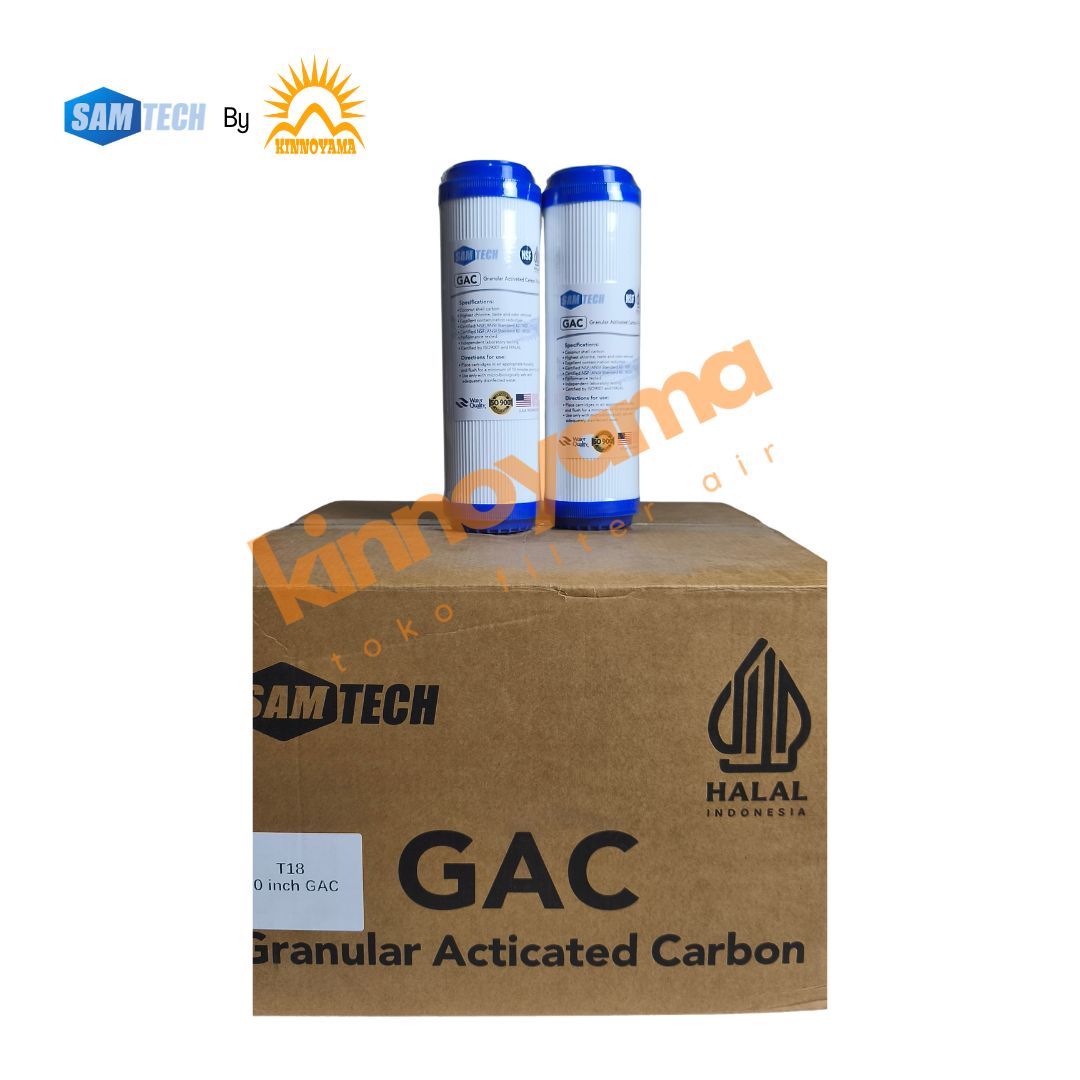 Cartridge Filter Air GAC 10 Inch / Granular Activated Carbon 10" - KINNOYAMA - foto 6