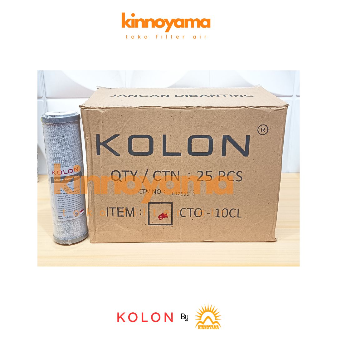 Cartridge Filter Air CTO 10 inci / Karbon Blok / Carbon Block Filter Carbon Active 10" by KINNOYAMA - foto 3