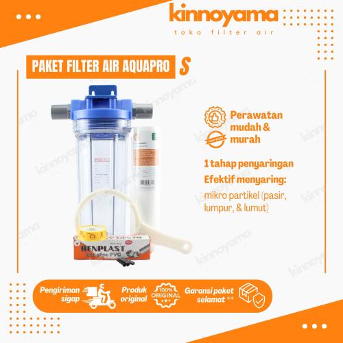 Paket Filter Sedimen 10 inch / Filter Air Kran Kotor Berpasir 1 Tahap - foto 3