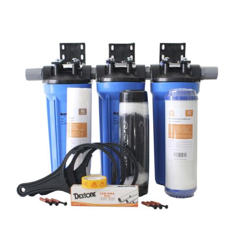 Paket Filter Air Sumur Bor / Filter Air Toren / Filter Air Kuning Berbesi - foto 2