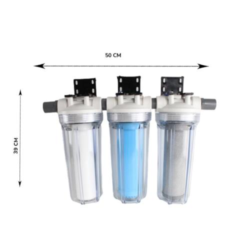 Paket Filter Filter Air Toren / Filter Air Sumur Bor - 3 Tahap SMA 10" - foto 5