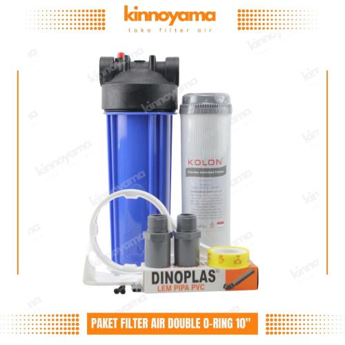 Filter Air Toren / Paket Filter Sumur / Saringan Air GAC 10" Double O-Ring - KINNOYAMA - foto 4