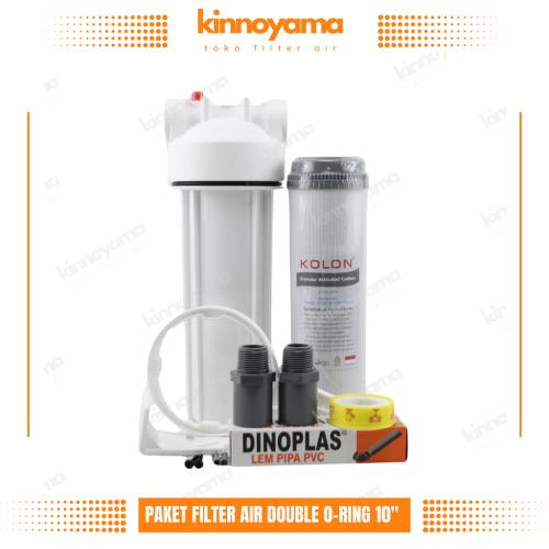 Filter Air Toren / Paket Filter Sumur / Saringan Air GAC 10" Double O-Ring - KINNOYAMA - foto 2