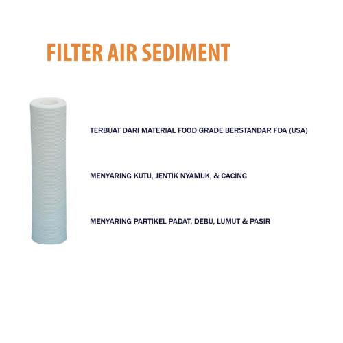Cartridge Filter Air / Sediment / Spun / Water Filter 10" - KINNOYAMA - foto 3